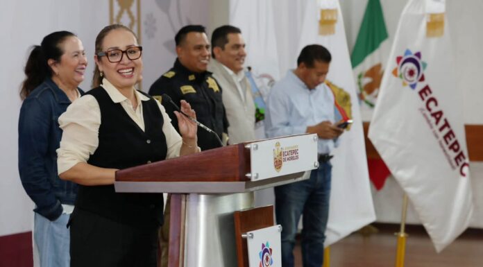 Disminuye percepción de inseguridad y bajan delitos de alto impacto en Ecatepec: Azucena Cisneros
