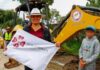 Lupita Díaz inicia construcción de red de drenaje sanitario en Huereje para fortalecer la infraestructura de Ixtlahuaca