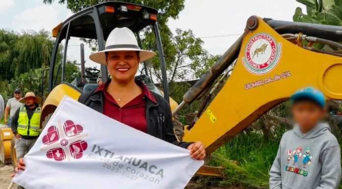 Lupita Díaz inicia construcción de red de drenaje sanitario en Huereje para fortalecer la infraestructura de Ixtlahuaca