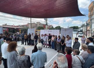 Juanita Carrillo entrega primer tramo rehabilitado de la calle 29 en Cuautitlán
