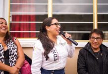 Edna Talavera inicia construcción de techumbre en primaria de San Juan la Isla para fortalecer la infraestructura educativa