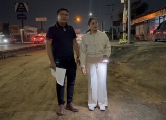 Supervisa Rosi Wong avances de la ampliación de la carretera México-Pachuca en Tecámac
