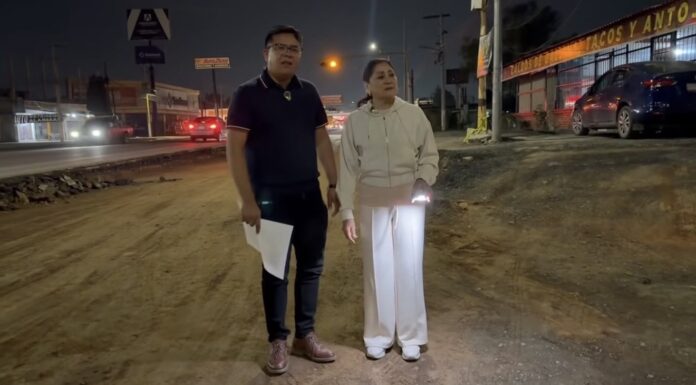 Supervisa Rosi Wong avances de la ampliación de la carretera México-Pachuca en Tecámac