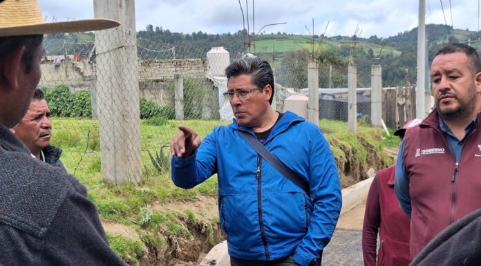 Tenango del Valle fortalece infraestructura en San Pedro Tlanixco con pavimentación y construcción de guarniciones