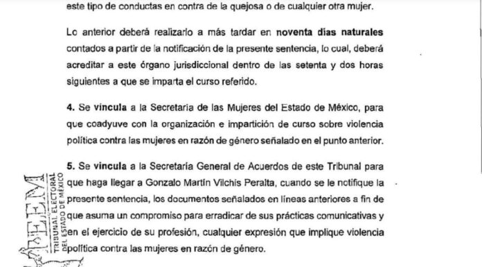 TEEM determina que exdirector de Comunicación Social de Ecatepec ejerció violencia política de género contra Azucena Cisneros