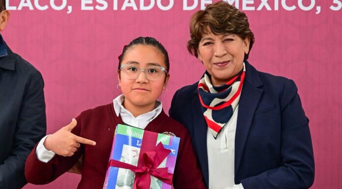 Delfina Gómez anuncia seguro escolar para estudiantes mexiquenses al iniciar el ciclo 2026-2027