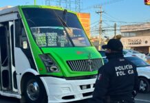 Operativo “Pasajero Seguro” refuerza vigilancia en el transporte público de Toluca