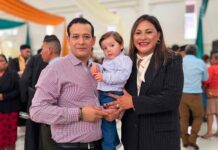 Ahimelec Villa y Lorenzo Villa Chino apadrinan a la generación 2023–2026 del CECyTEM Temascaltepec