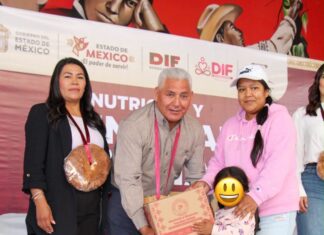 Olga Lidia Aniceto y Jaime Torres fortalecen la alimentación de mil 384 familias en San Felipe del Progreso