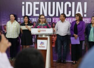 Azucena Cisneros impulsa la Cruzada Violeta 360 para fortalecer la protección de las mujeres en Ecatepec