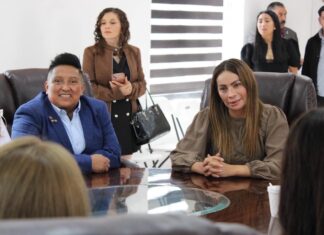Meme Navarro y Saray Benítez fortalecen alianzas en favor de las mujeres de Mexicaltzingo