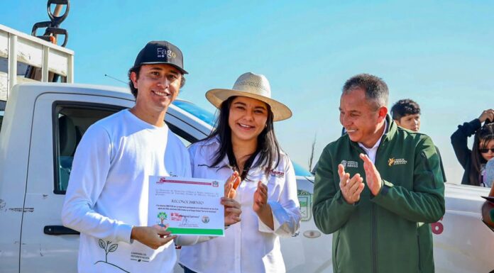 Ana Castro encabeza jornada de reforestación en la Sierra de Guadalupe; plantan 2 mil 500 árboles en Tultitlán