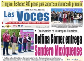 Con inversion de 10.8 mdp en Naucalpan… Delfina Gómez entrega Sendero Mexiquense