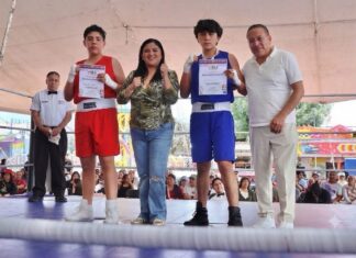 Jocotitlán vive una jornada llena de adrenalina con box y lucha libre AAA en su Feria 2026