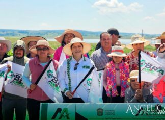 Angélica Colín Pacheco inicia pavimentación con concreto hidráulico en Las Trojes para fortalecer la conectividad en Acambay