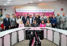 Delfina Gómez destaca reducción de homicidios y robo de vehículos en la Zona Oriente durante Mesa de Paz en Ecatepec