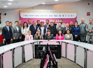 Delfina Gómez destaca reducción de homicidios y robo de vehículos en la Zona Oriente durante Mesa de Paz en Ecatepec