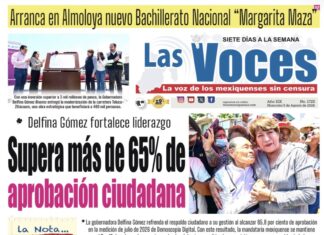 Delfina Gómez fortalece liderazgo Supera más de 65% de aprobación ciudadana