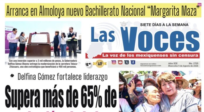 Delfina Gómez fortalece liderazgo Supera más de 65% de aprobación ciudadana