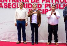 Temascalcingo fortalece la seguridad con la entrega de tres nuevas patrullas