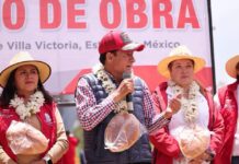 Inicia Mario Santana obra de encementado para mejorar la conectividad en comunidades de Villa Victoria