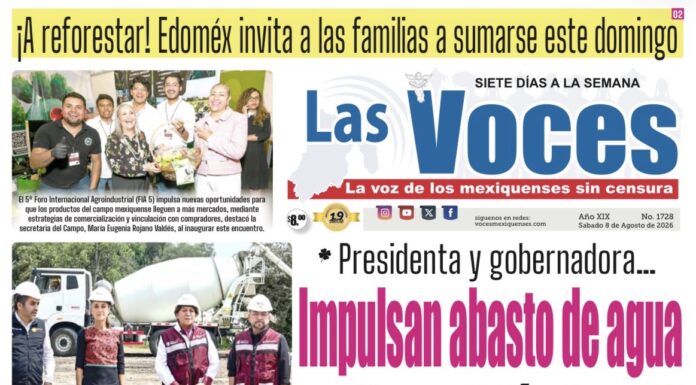Presidenta y gobernadora…Impulsan abasto de agua en Cuautitlán Izcalli