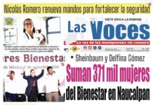 Sheinbaum y Delfina Gómez Suman 371 mil mujeres del Bienestar en Naucalpan