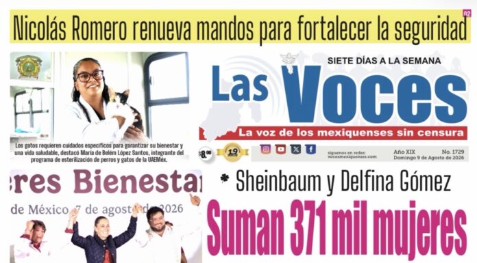 Sheinbaum y Delfina Gómez Suman 371 mil mujeres del Bienestar en Naucalpan