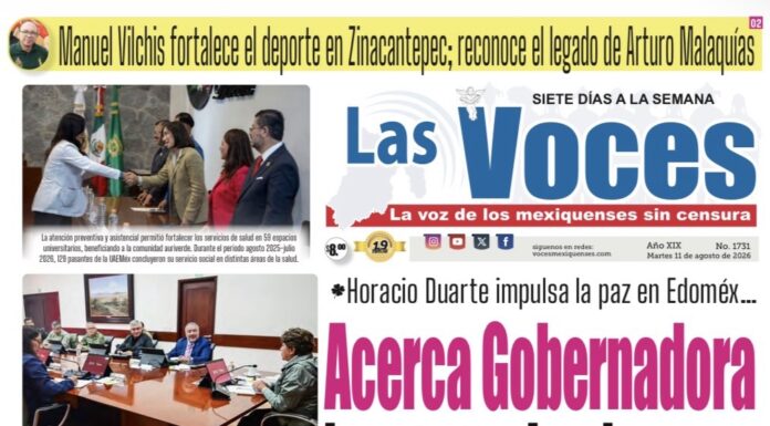 Horacio Duarte impulsa la paz en Edoméx… Acerca Gobernadora la estrategia a hogares