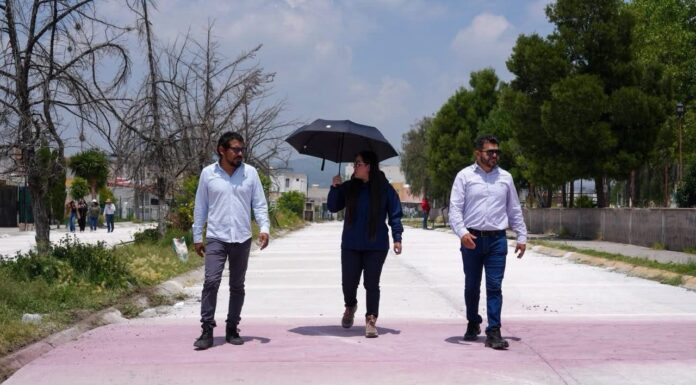 Zumpango avanza en la conexión de calles con nuevas pavimentaciones en Villas de la Laguna