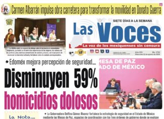 Edoméx mejora percepción de seguridad… Disminuyen 59% homicidios dolosos