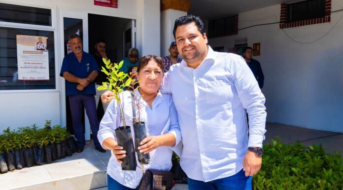 Soyaniquilpan impulsa la reforestación con la entrega de más de 3 mil 100 árboles