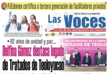 112 años de unidad y paz… Delfina Gómez destaca legado de Tratados de Teoloyucan