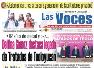 112 años de unidad y paz… Delfina Gómez destaca legado de Tratados de Teoloyucan