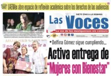 Delfina Gómez sigue cumpliendo… Activa entrega de “Mujeres con Bienestar”