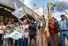 Erika Olea impulsa transformación urbana con obras en la calle 20 de Noviembre de Tianguistenco