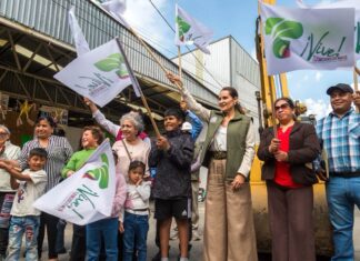 Erika Olea impulsa transformación urbana con obras en la calle 20 de Noviembre de Tianguistenco