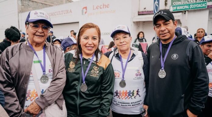 Ocoyoacac impulsa inclusión y convivencia con quinta Carrera Atlética para adultos mayores y personas con discapacidad