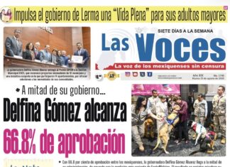 A mitad de su gobierno… Delfina Gómez alcanza 66.8% de aprobación