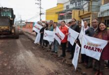 Avanza pavimentación de la Avenida de la Mujer en Ixtlahuaca