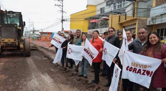 Avanza pavimentación de la Avenida de la Mujer en Ixtlahuaca