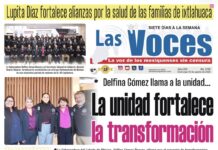 Delfina Gómez llama a la unidad…La unidad fortalece La unidad fortalece la transformación