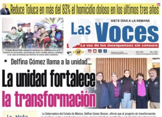 Delfina Gómez llama a la unidad…La unidad fortalece la transformación
