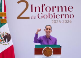 Delfina Gómez acompaña a Sheinbaum en su Segundo Informe; Plan Integral Oriente registra 40% de avance