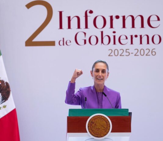 Delfina Gómez acompaña a Sheinbaum en su Segundo Informe; Plan Integral Oriente registra 40% de avance