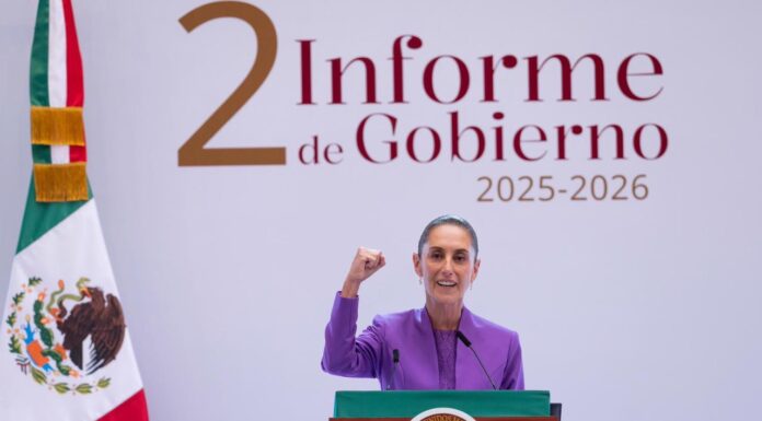 Delfina Gómez acompaña a Sheinbaum en su Segundo Informe; Plan Integral Oriente registra 40% de avance