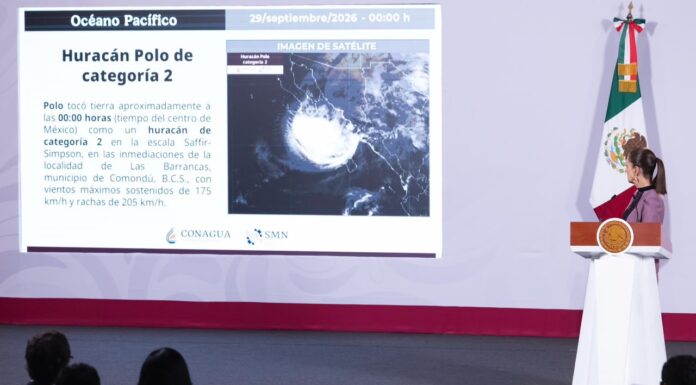 Huracán Polo deja saldo blanco en Baja California Sur; autoridades evaluarán daños