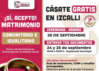 CUAUTITLÁN IZCALLI ACERCA CERTEZA JURÍDICA A LAS FAMILIAS CON MATRIMONIO COMUNITARIO E IGUALITARIO