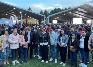 SAN SIMÓN DE GUERRERO REFRENDA COORDINACIÓN CON SHEINBAUM Y DELFINA GÓMEZ