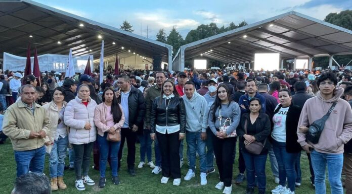 SAN SIMÓN DE GUERRERO REFRENDA COORDINACIÓN CON SHEINBAUM Y DELFINA GÓMEZ
